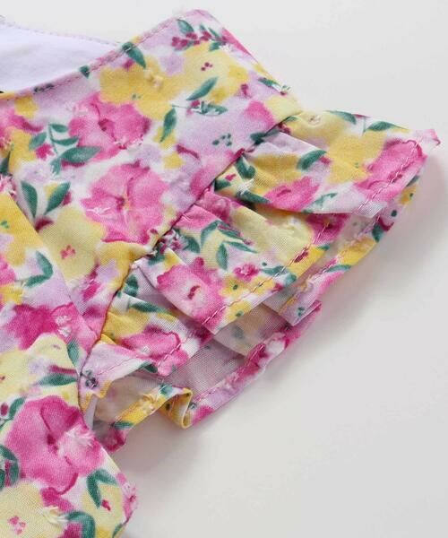 BeBe / べべ ベビー・キッズウエア | フルールドゥジョワプリントベビーワンピース(80~90cm) | 詳細7