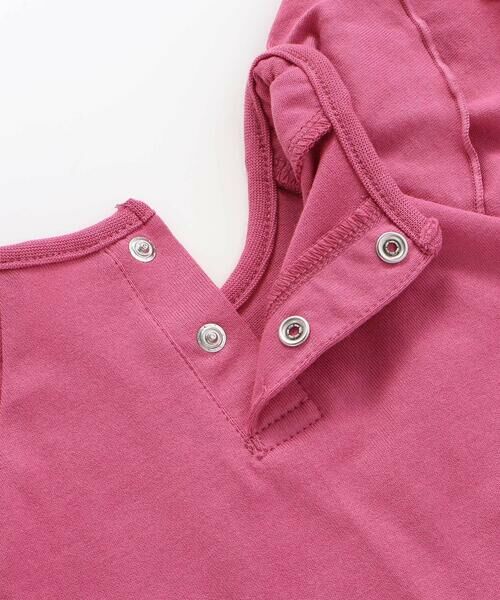 BeBe / べべ ベビー・キッズウエア | フリルレイヤードお花モチーフ天竺Tシャツ+ブルマセット(80~90cm) | 詳細14