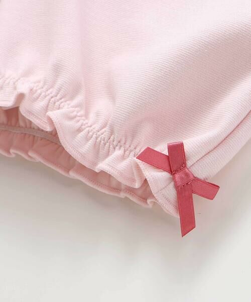 BeBe / べべ ベビー・キッズウエア | フリルレイヤードお花モチーフ天竺Tシャツ+ブルマセット(80~90cm) | 詳細16