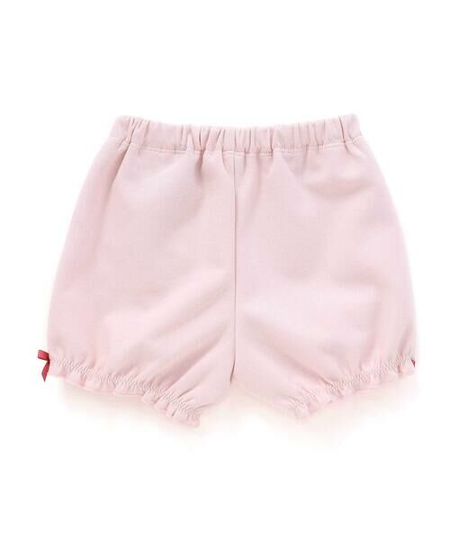 BeBe / べべ ベビー・キッズウエア | フリルレイヤードお花モチーフ天竺Tシャツ+ブルマセット(80~90cm) | 詳細8