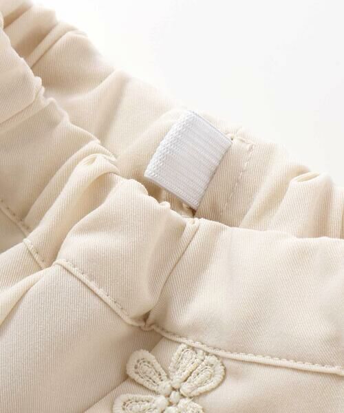 BeBe / べべ ベビー・キッズウエア | ツイルストレッチフラワーレースショートパンツ(80~90cm) | 詳細9