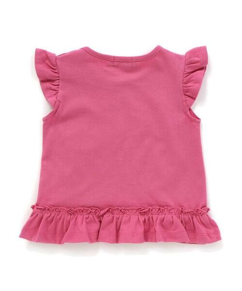 BeBe / べべ ベビー・キッズウエア | 遊園地ハートモチーフ裾フリル天竺Tシャツ(80~90cm) | 詳細7