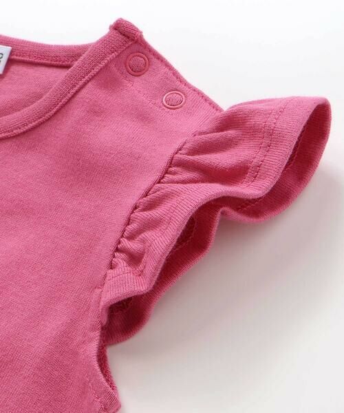 BeBe / べべ ベビー・キッズウエア | 遊園地ハートモチーフ裾フリル天竺Tシャツ(80~90cm) | 詳細9