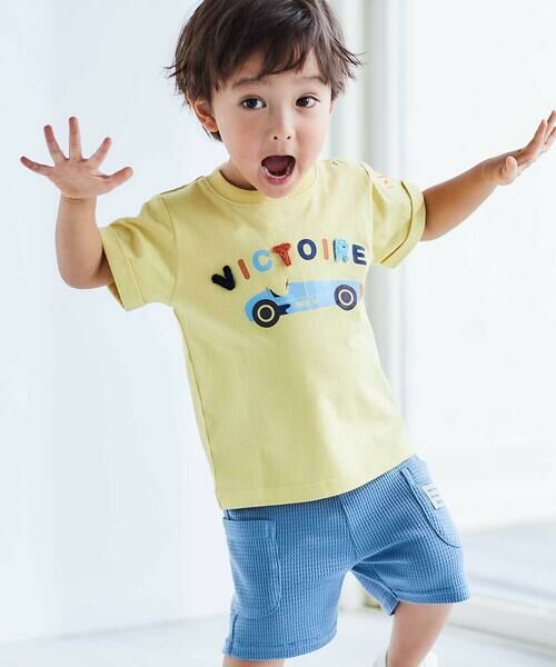 BeBe / べべ ベビー・キッズウエア | VICTOIRE車プリント半袖天竺Tシャツ(80~90cm) | 詳細2