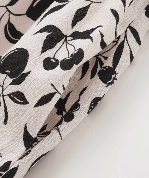 BeBe / べべ ミニ丈・ひざ丈ワンピース | 【お揃い】マルシェフルーツ柄楊柳フリルワンピース(90~150cm) | 詳細11