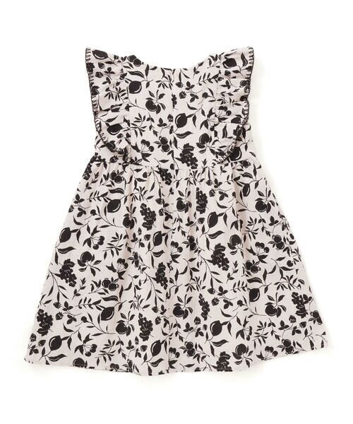 BeBe / べべ ミニ丈・ひざ丈ワンピース | 【お揃い】マルシェフルーツ柄楊柳フリルワンピース(90~150cm) | 詳細6