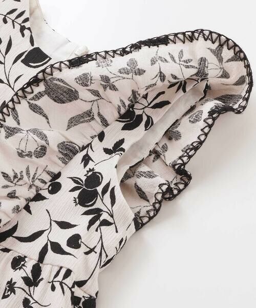 BeBe / べべ ミニ丈・ひざ丈ワンピース | 【お揃い】マルシェフルーツ柄楊柳フリルワンピース(90~150cm) | 詳細9