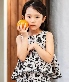 BeBe / べべ シャツ・ブラウス | 【お揃い】マルシェフルーツ柄楊柳チュニックブラウス(100~150cm)