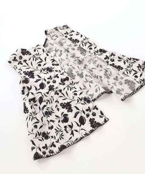 BeBe / べべ シャツ・ブラウス | 【お揃い】マルシェフルーツ柄楊柳チュニックブラウス(100~150cm) | 詳細10