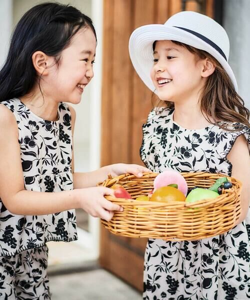 BeBe / べべ シャツ・ブラウス | 【お揃い】マルシェフルーツ柄楊柳チュニックブラウス(100~150cm) | 詳細4