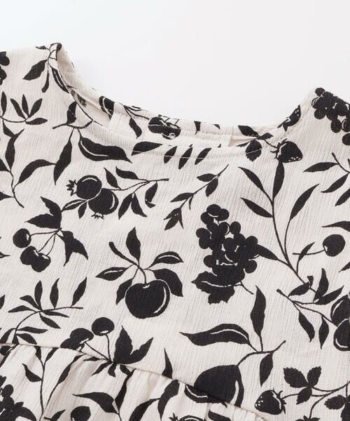 BeBe / べべ シャツ・ブラウス | 【お揃い】マルシェフルーツ柄楊柳チュニックブラウス(100~150cm) | 詳細7