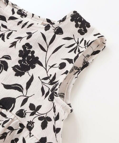 BeBe / べべ シャツ・ブラウス | 【お揃い】マルシェフルーツ柄楊柳チュニックブラウス(100~150cm) | 詳細8