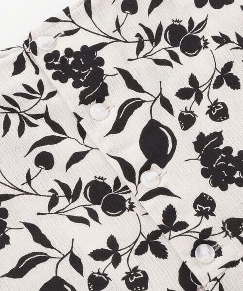 BeBe / べべ シャツ・ブラウス | 【お揃い】マルシェフルーツ柄楊柳チュニックブラウス(100~150cm) | 詳細9