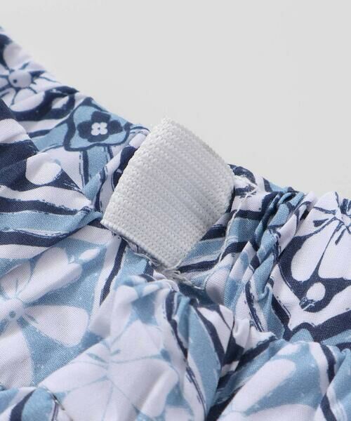 BeBe / べべ ショート・ハーフ・半端丈パンツ | 【お揃い】復刻アーカイブタイル柄フレアキュロットパンツ(90~150cm) | 詳細13