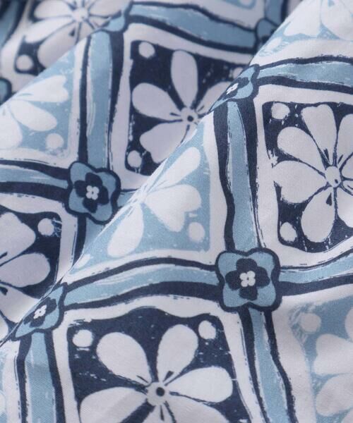 BeBe / べべ ショート・ハーフ・半端丈パンツ | 【お揃い】復刻アーカイブタイル柄フレアキュロットパンツ(90~150cm) | 詳細14