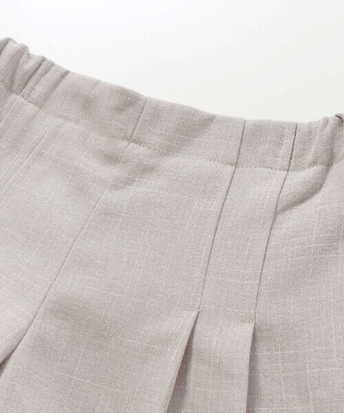 BeBe / べべ ショート・ハーフ・半端丈パンツ | リネン調オックスタックショートパンツ(90~160cm) | 詳細11