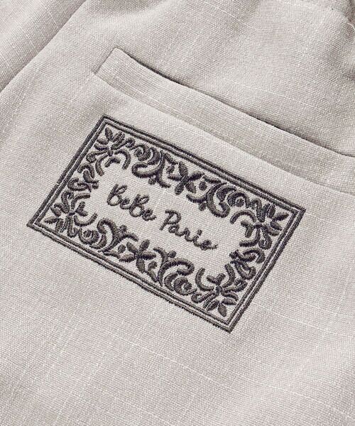 BeBe / べべ ショート・ハーフ・半端丈パンツ | リネン調オックスタックショートパンツ(90~160cm) | 詳細14