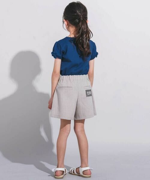 BeBe / べべ ショート・ハーフ・半端丈パンツ | リネン調オックスタックショートパンツ(90~160cm) | 詳細6