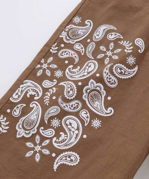 BeBe / べべ ショート・ハーフ・半端丈パンツ | ペーズリープリントストレッチオックスハーフパンツ(90~150cm) | 詳細10