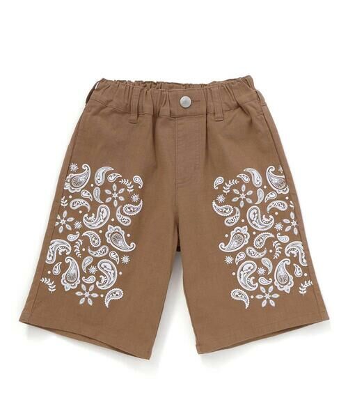 BeBe / べべ ショート・ハーフ・半端丈パンツ | ペーズリープリントストレッチオックスハーフパンツ(90~150cm) | 詳細6