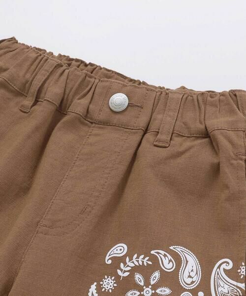 BeBe / べべ ショート・ハーフ・半端丈パンツ | ペーズリープリントストレッチオックスハーフパンツ(90~150cm) | 詳細8