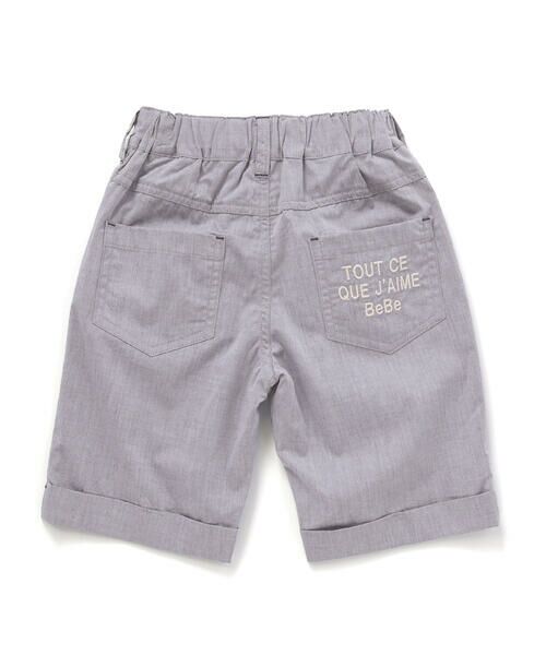 BeBe / べべ ショート・ハーフ・半端丈パンツ | ダンガリーロールアップハーフパンツ(90~150cm) | 詳細6