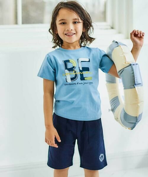 BeBe / べべ ショート・ハーフ・半端丈パンツ | ミニウラケウエストリブハーフパンツ(80~150cm) | 詳細2