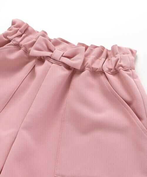 BeBe / べべ ショート・ハーフ・半端丈パンツ | 【WEB限定】ツイルストレッチウエストリボンショートパンツ(100~140cm) | 詳細6