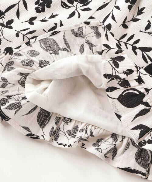 BeBe / べべ ショート・ハーフ・半端丈パンツ | 【お揃い】マルシェフルーツ柄楊柳裾フリルショートパンツ(90~150cm) | 詳細11