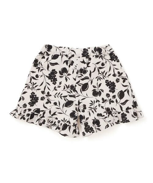 BeBe / べべ ショート・ハーフ・半端丈パンツ | 【お揃い】マルシェフルーツ柄楊柳裾フリルショートパンツ(90~150cm) | 詳細7