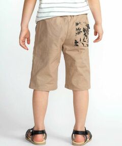 BeBe / べべ ショート・ハーフ・半端丈パンツ | スラブオックスリーフ柄ポケットハーフパンツ(90~150cm)