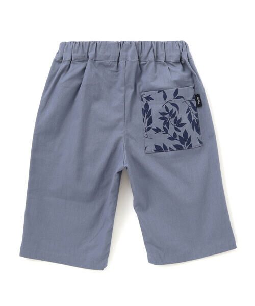 BeBe / べべ ショート・ハーフ・半端丈パンツ | スラブオックスリーフ柄ポケットハーフパンツ(90~150cm) | 詳細5