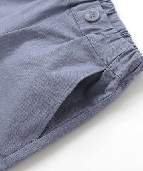 BeBe / べべ ショート・ハーフ・半端丈パンツ | スラブオックスリーフ柄ポケットハーフパンツ(90~150cm) | 詳細7