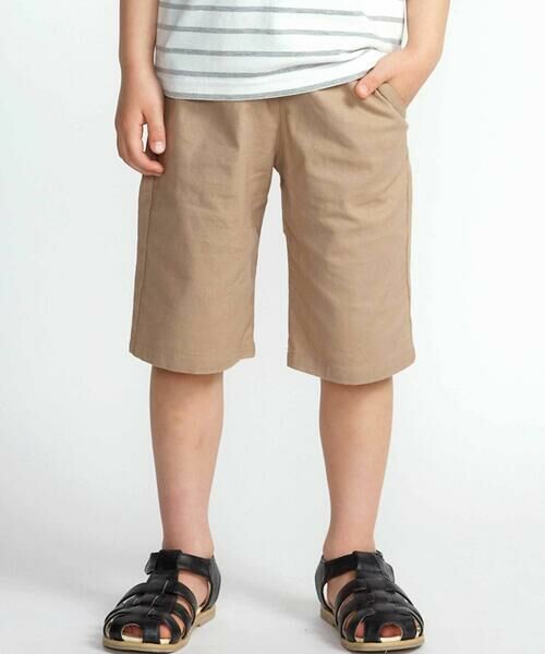 BeBe / べべ ショート・ハーフ・半端丈パンツ | スラブオックスリーフ柄ポケットハーフパンツ(90~150cm) | 詳細13