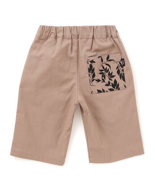 BeBe / べべ ショート・ハーフ・半端丈パンツ | スラブオックスリーフ柄ポケットハーフパンツ(90~150cm) | 詳細16