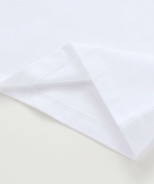 BeBe / べべ Tシャツ | 【お揃い】復刻アーカイブタイル柄スクエアフリル天竺Tシャツ(90~150cm) | 詳細10