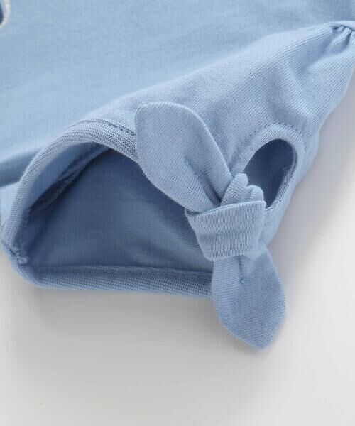 BeBe / べべ Tシャツ | 袖リボンフラワープリント天竺半袖Tシャツ(90~160cm) | 詳細14