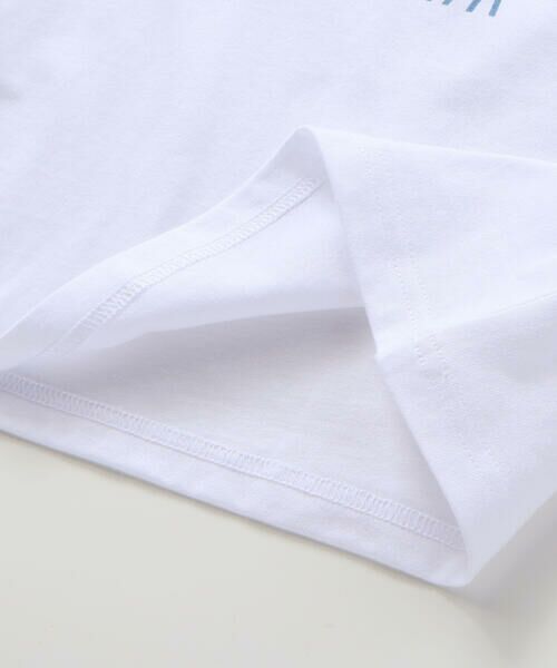 BeBe / べべ Tシャツ | 【お揃い】復刻アーカイブタイル柄ライン切り替え半袖天竺Tシャツ(90~150cm) | 詳細10