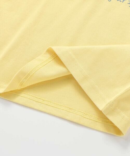 BeBe / べべ Tシャツ | ペンキ風BEロゴプリント半袖天竺Tシャツ(80~150cm) | 詳細14