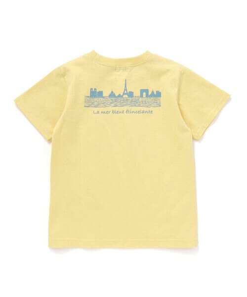 BeBe / べべ Tシャツ | ペンキ風BEロゴプリント半袖天竺Tシャツ(80~150cm) | 詳細8