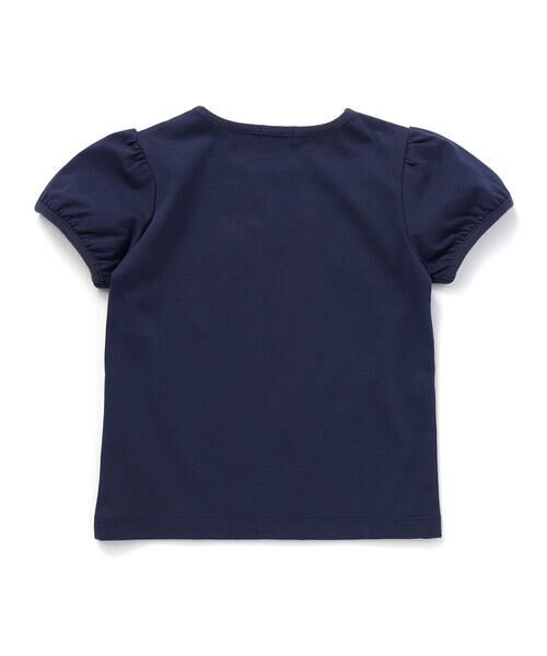BeBe / べべ Tシャツ | 【WEB限定】発泡プリントお花ロゴ天竺半袖Tシャツ(100~140cm) | 詳細8