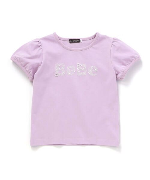 BeBe / べべ Tシャツ | 【WEB限定】発泡プリントお花ロゴ天竺半袖Tシャツ(100~140cm) | 詳細9