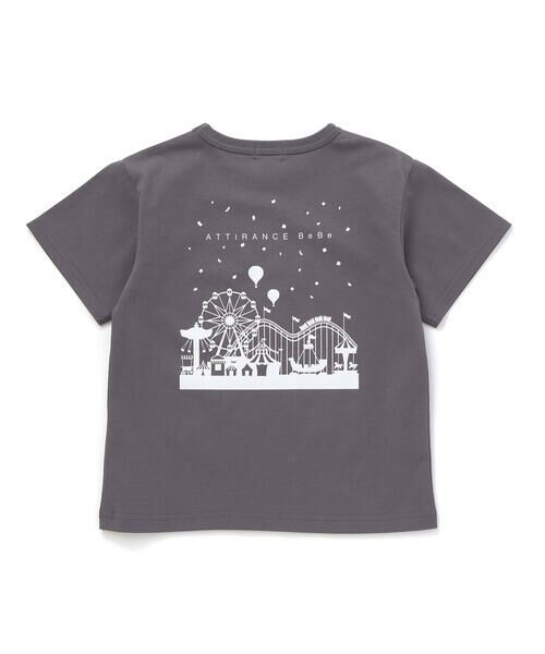 BeBe / べべ Tシャツ | 【WEB限定】JOUERバック遊園地プリント天竺半袖Tシャツ(100~140cm) | 詳細2