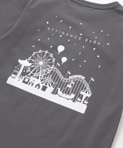 BeBe / べべ Tシャツ | 【WEB限定】JOUERバック遊園地プリント天竺半袖Tシャツ(100~140cm) | 詳細6