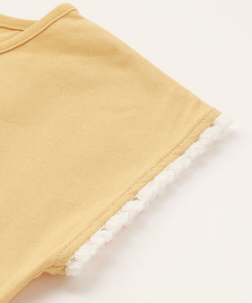 BeBe / べべ Tシャツ | 立体オレンジモチーフフリンジ半袖Tシャツ(90~150cm) | 詳細15