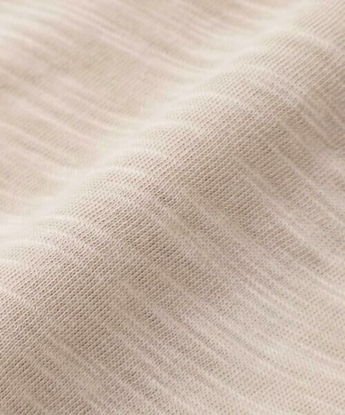 BeBe / べべ Tシャツ | ストライプテープロゴバックネームスラブ天竺半袖Tシャツ(90~150cm) | 詳細15