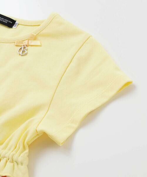 BeBe / べべ ミニ丈・ひざ丈ワンピース | 【お揃い】シャンドゥフルールプリントローン天竺切り替えワンピース(80~150cm) | 詳細15