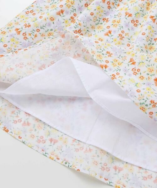 BeBe / べべ ミニ丈・ひざ丈ワンピース | 【お揃い】シャンドゥフルールプリントローン天竺切り替えワンピース(80~150cm) | 詳細18