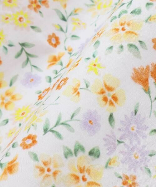 BeBe / べべ ミニ丈・ひざ丈ワンピース | 【お揃い】シャンドゥフルールプリントローン天竺切り替えワンピース(80~150cm) | 詳細20