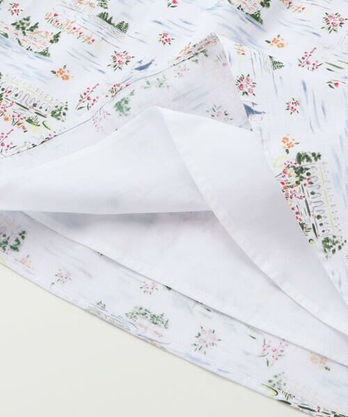 BeBe / べべ ミニ丈・ひざ丈ワンピース | 【お揃い】ブローニュプリントローンフレアワンピース(80~150cm) | 詳細11